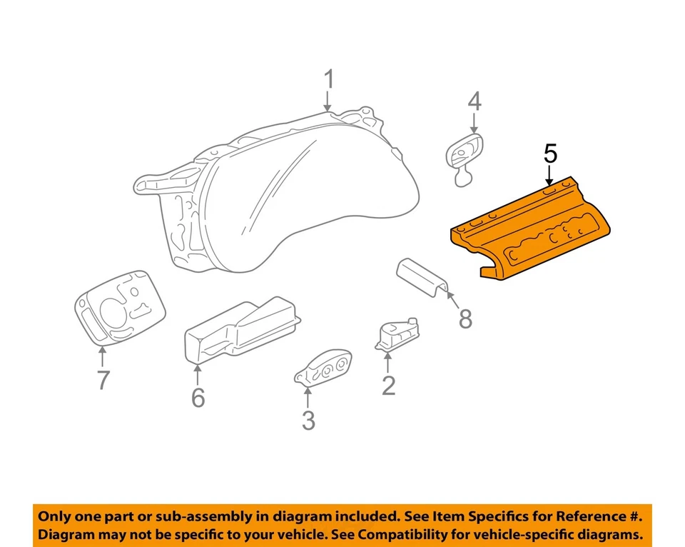 二手空调选择器开关 适合:2005 凯迪拉克德维尔 主 A 级 — 第 3/4 张图片
