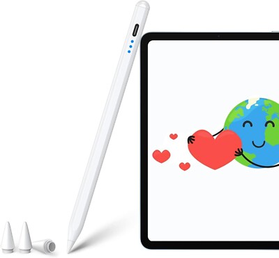 Stift für iPad 2018-2024 Pencil 2. Generation Schnellladeleistung Stylus Pen