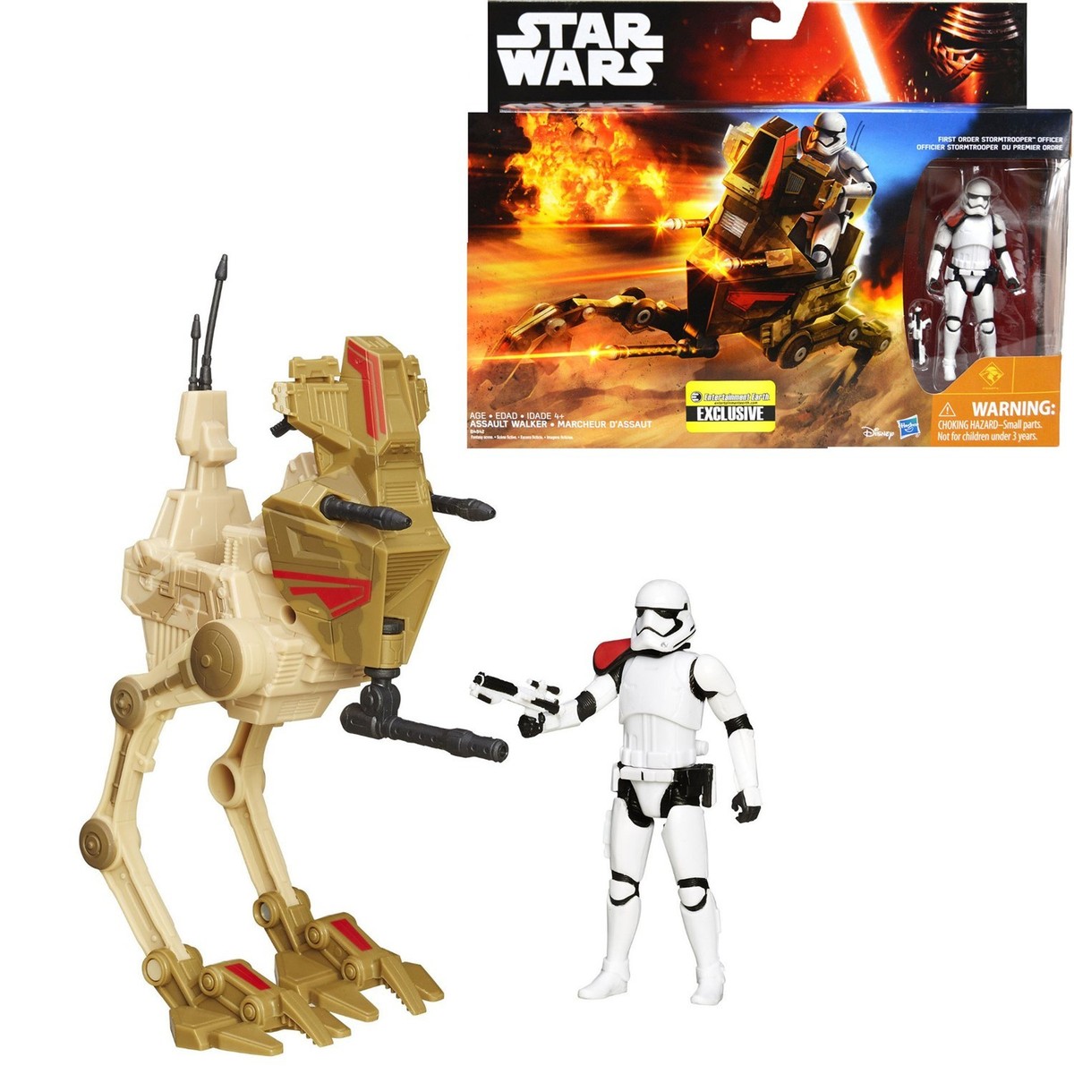STAR WARS THE FORCE AWAKENS DESERT ASSAULT WALKER WITH FIRST ORDER