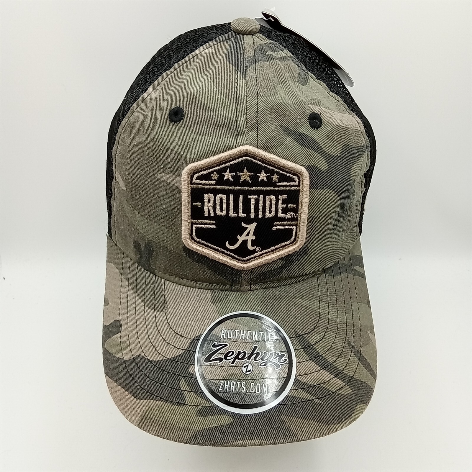 ZEPHYR NCAA Alabama Roll Tide Rambo Snapback Trucker Cap  