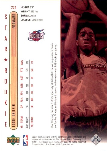 2001-02 Upper Deck 🏀 YOU PICK #2 - #437 🏀 NBA Cards SP RC Base Commons Stars - Photo 16 sur 238
