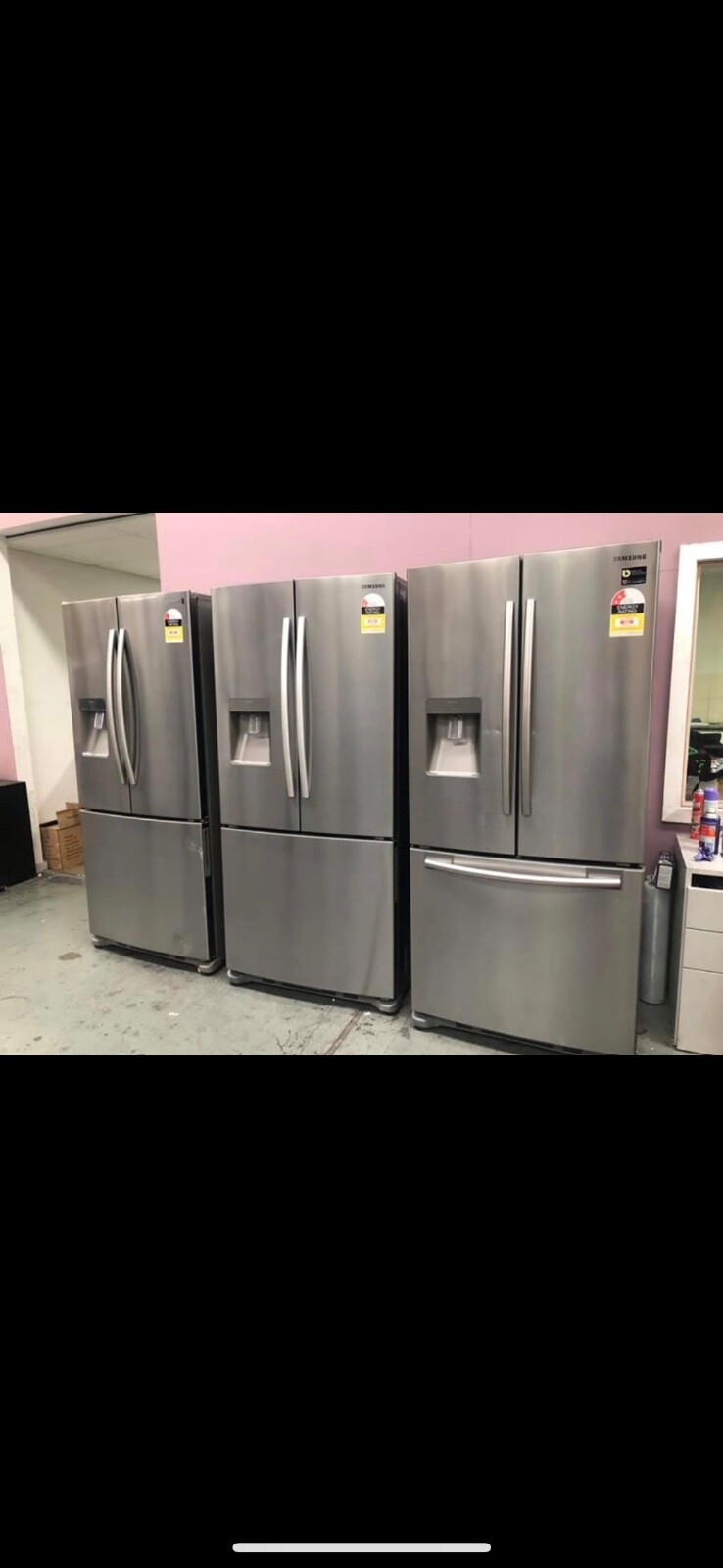 Samsung SRF583DLS 583 Litre French Door Refrigerator Non Plumbed Ice