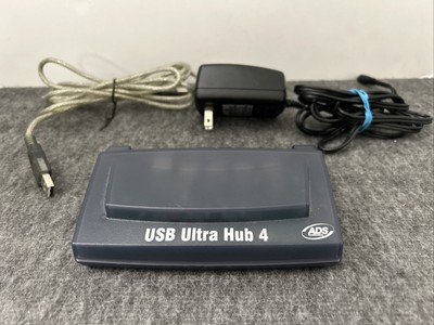 ADS USB Ultra Hub 4, 4 Port USB Hub.  Tested Working