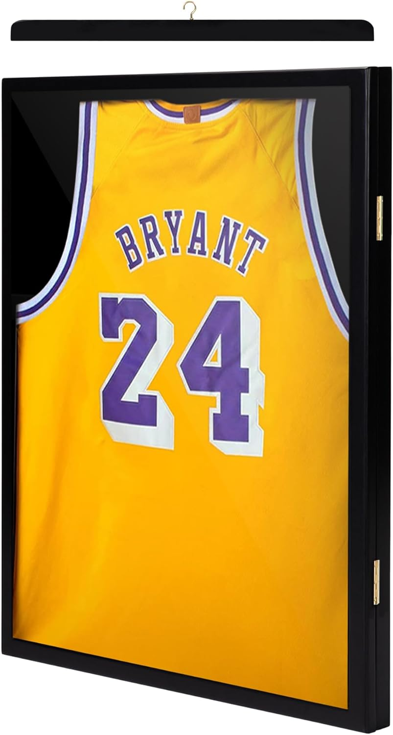 Jersey Frame Display Case Large Sports Jersey Shadow Box Display Case Lockable w-image