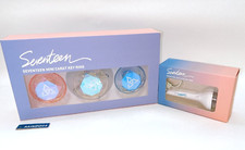 SEVENTEEN Productos Oficiales Mini Quilate Juego de Llaveros y Mini Pluma Barra de Luz Funcionando