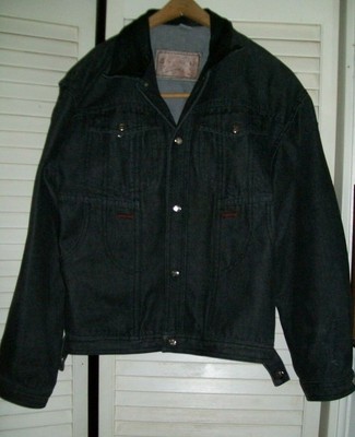 black denim jacket ebay
