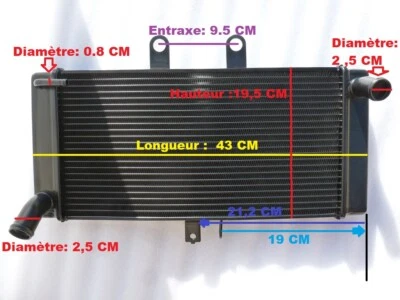 TCMT RADIATEUR 650 BANDIT 2007 2008 2009 2010 2011 2012 2013 14 2015 Garanti 1AN NEUF