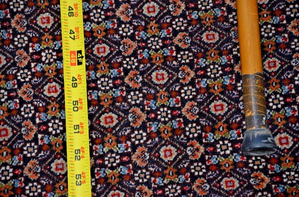 Antigua red de desembarco de trucha/salmón BAMBÚ, hermoso diseño con pátina 52" Foto 2 de 4