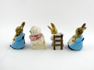 Beswick Backstamp 4 Group of 4 Beatrix Potter Figurines ERROR