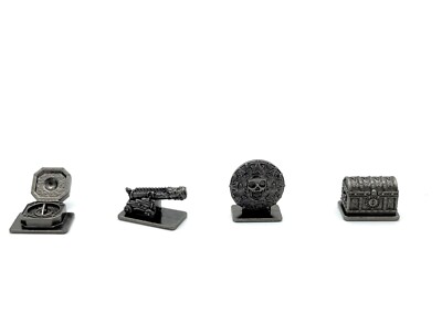 Scene It Pirates of the Caribbean Pawn Replacement Mover Set of 4