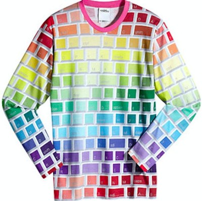 rainbow adidas shirt