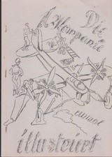 2. WELTKRIEG LUFTWAFFE BIERZEITUNG "DIE 1. KOMPANIE EINMAL ILLUSTRIERT"