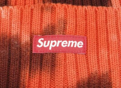 Supreme Overdyed Beanie Splatter Red (24SS) | eBay