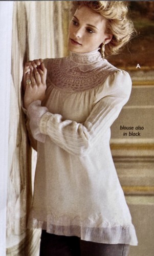 *Peruvian Connection* Silk Blouse 'Drawing Room' Blouse Blk Chiffon UK14 RP£375 - Picture 15 of 17