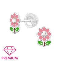 Blumen Kinder Premium Ohrringe 925 Silber FüR Schmuck Geschenk