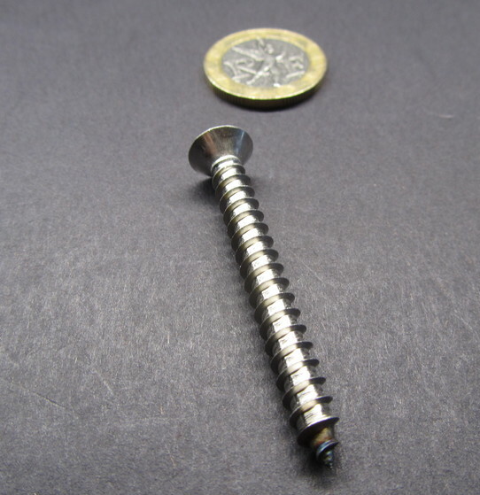Auveco #25778 Phillips Flat Head Sheet Metal Screw #10 x 1/2 in. 18-8 Stainless Steel. Qty 50