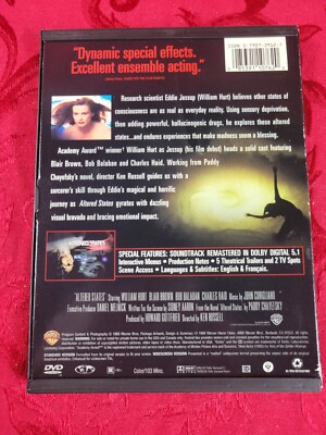 ALTERED STATES (1998) Warner Bros., Ken Russell, William Hurt