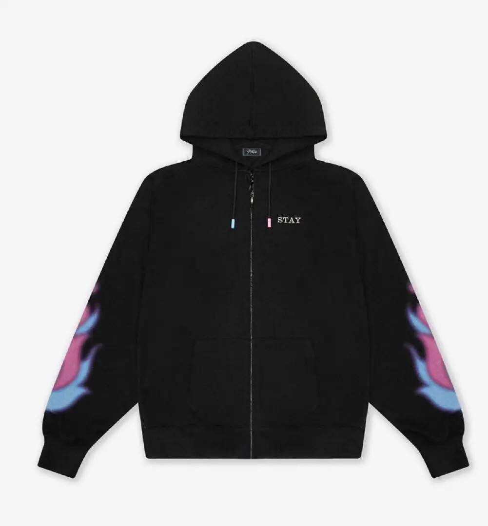 Stray Kids Bang Chan パーカー Official Stray Kids Member Produced Bang Chan Zip-up hoodie