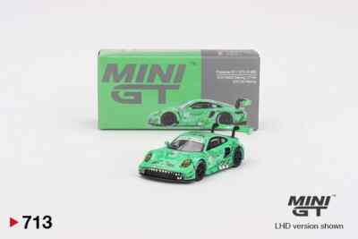 MINI GT 1/64 PORSCHE Rexy Fleet Green Dinosaur Painting & cleaning