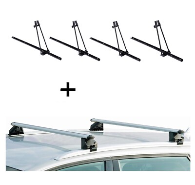 4x Fahrradträger ORION+Relingträger CRV120A für für Hyundai Matrix 01-10