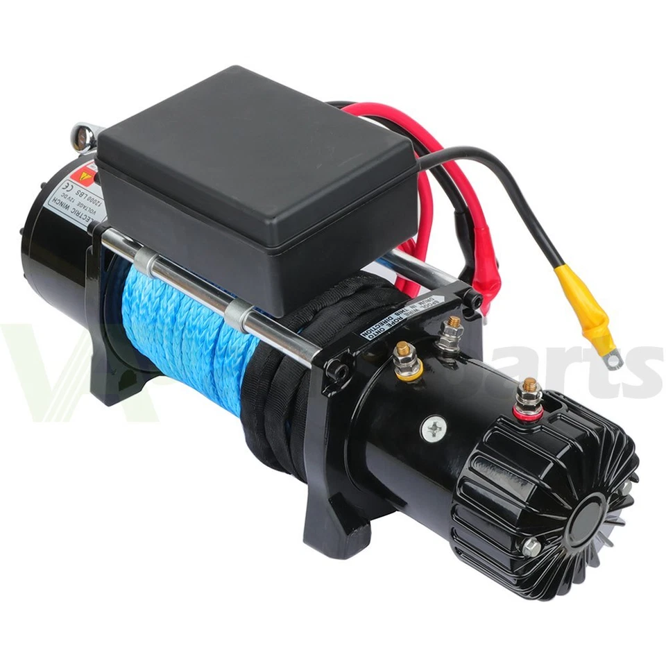 1X Cabrestante Eléctrico 12000 lb Cuerda Sintética 12V Camión Remolque Para Toyota Nuevo Foto 3 de 4