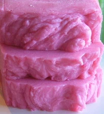 SHEA BUTTER SOAP BARS 2LBS HANDMADE SOAP  ~  BUBBLY BATH ~  6 LG 