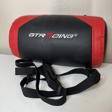GTRacing Gaming Chair Red Lumbar Back Pillow *GREAT CONDITION* No Rips Or Holes