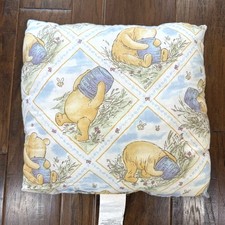 Vintage 90s Disney Winnie the Pooh Classic Pillow Honey Pot Made in USA 16x16