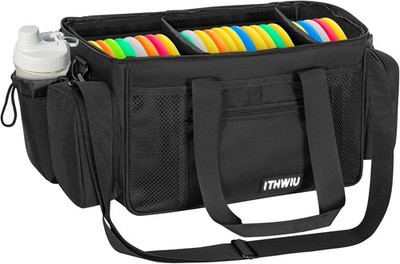 Disc Golf Storage Bag Durable Large Capacity with 14.5 X 10.2 X 10.2 Inch