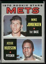 1970 Topps #348 Mets 1970 Rookie Stars (Mike Jorgensen / Jesse Hudson)