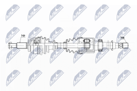 Antriebswelle Nty NPW-RE-198 FüR Renault ScÉNic 4 Dci 110 R9A3