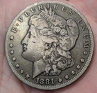 1881 CC Morgan Dollar