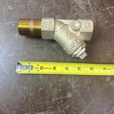 Watts 1"  Brass Y  WYE Strainer Threaded LF777SI 400 WOG NSF-61-G WSP 125 VC