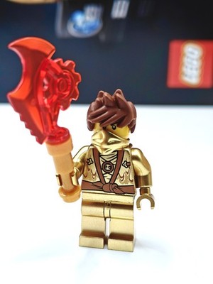 NEW Ninjago Kai (Golden Power) Chrome Gold Custom Lego Minifigure