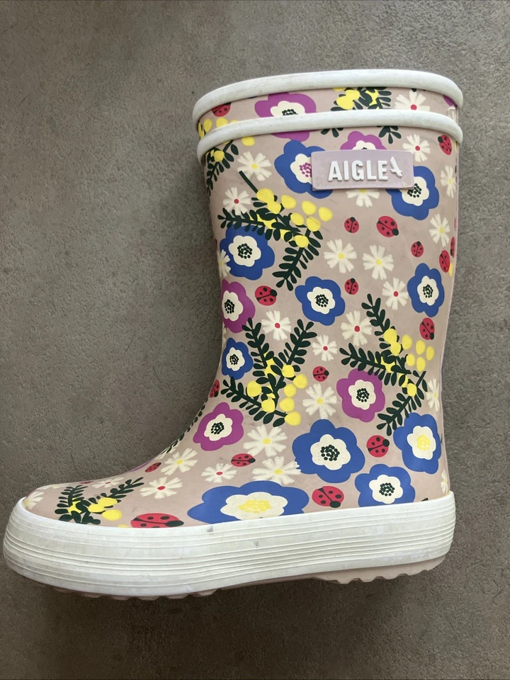 Aigle Lolly Pop Play 2 Gr. 25 Gummistiefel Blumenmuster Flower Power - Bild 2 von 4