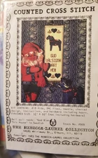 Swedish God Bless This House Bell pull Cross Stitch Kit W Metal Hangers