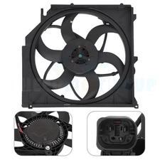 Radiator Cooling Fan Assembly for 2004 2005 2006 2007 2008-2010 BMW X3 2.5L/3.0L