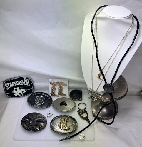 WESTER BELT BUCKLES LOT AND MORE