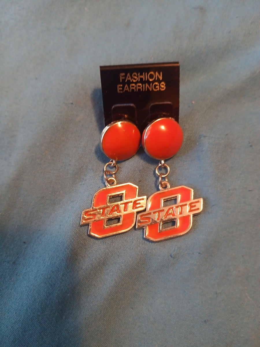 Oklahoma State Earrings View 2