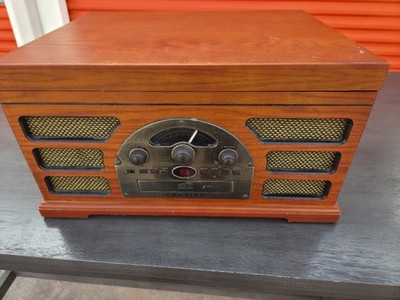 Crosley CR66 Rochester 3-Speed Turntable Radio CD Player - Radio Tested ONLY