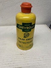 Rare Gm Chevrolet Haze Cream Plastic Bottle 8oz Rare Gm Chevrolet Haze Cream Plastic Bottle 8oz