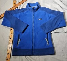 Patagonia Jacket Youth Kids Sz Large 12 Blue Fleece Full Zip Outdoor Gorpcore