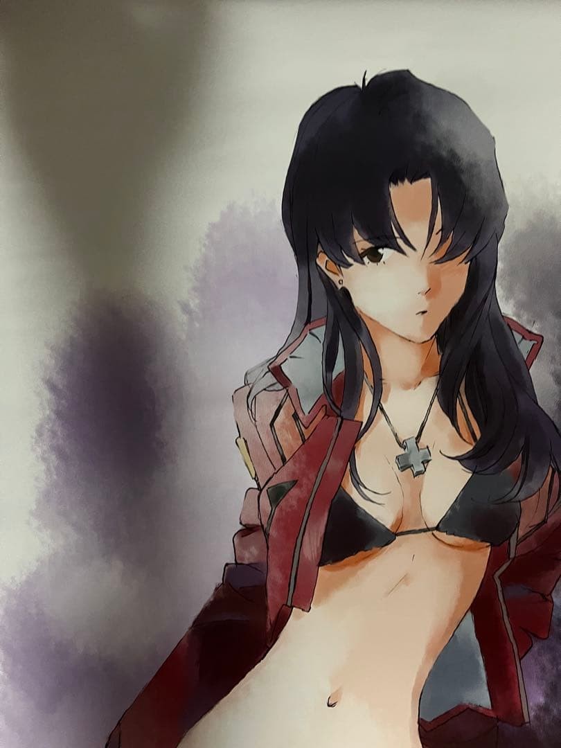 Evangelion Misato Katsuragi 2011 Calendar Poster by Honda Yu, Rare