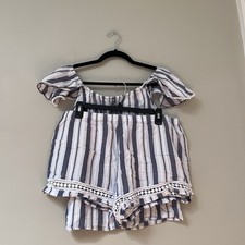 Lucky Brand Striped Pajama Set