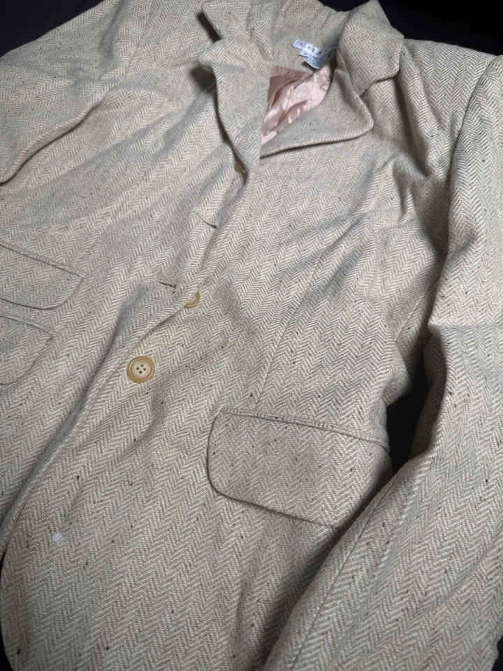 Blazer forrado para mujer Chaus 100 % pura lana de cordero talla 6 Foto 2 de 4