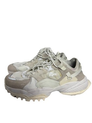 Lacoste Men's L-Guard Breaker Lowtop Sneakers, Off-White/Off-White