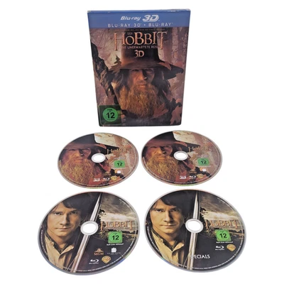 Der Hobbit Eine unerwartete Reise 3D inkl. 2D Blu-ray Lenticular Schuber - Bild 1 von 4