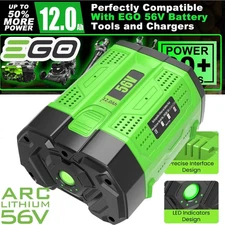 12.0Ah 10.0Ah Battery For EGO 56V 56Volt BA1400 POWER Lithium Ion BA2240 BA2800T