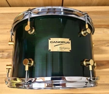 Canopus High Standard Series Mahogany 12x8" Tom Drum Emerald Finish from Japan