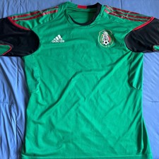 Adidas Mexico National Soccer Team Formation Player Issue 2010 Jersey Men Medium